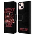 thumbnail image 1 of Head Case Designs Officially Licensed Motley Crue Key Art Too Fast Leather Book Wallet Case Cover Compatible with Apple iPhone 13, 1 of 6