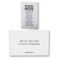 thumbnail image 4 of Acoustic Audio IW191 Flush Mount In Wall Speakers Home Theater 4 Pair Pack, 4 of 4