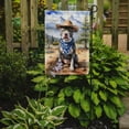 thumbnail image 2 of Yorkshire Terrier Yorkie Cowboy Welcome House Flag, 2 of 5