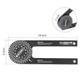thumbnail image 2 of Black Aluminum Mini Protractor Angle Finder - 2.5"x7.3"x0.5" 169g Woodworking Tool for Inside/Outside Angle Measurement & Positioning with User Manual Included, 2 of 6