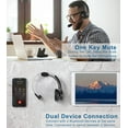 thumbnail image 5 of Bluetooth, Dechoyecho Casque Sans Fil avec Microphone Antibruit sur l'Oreille, 5 of 5