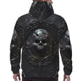 thumbnail image 7 of Lsque Ornate Dark Skull Book Pattern Casual Men's Hoodie,Hooded Sweatshirt with Kangaroo Pocket,Pullover Hoodie-4X-Large, 7 of 7