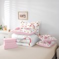 thumbnail image 6 of Castle Fairy Ballet Girl 7-Piece King Kids’ Christmas Tree Gingerbread Man Ultra Soft Bedding Comforter Set, 6 of 8