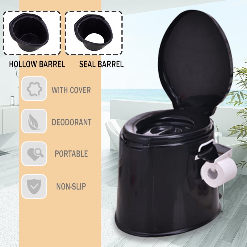 Portable Toilet Seat Elder Pregnant Woman Home Bath Indoor Potty