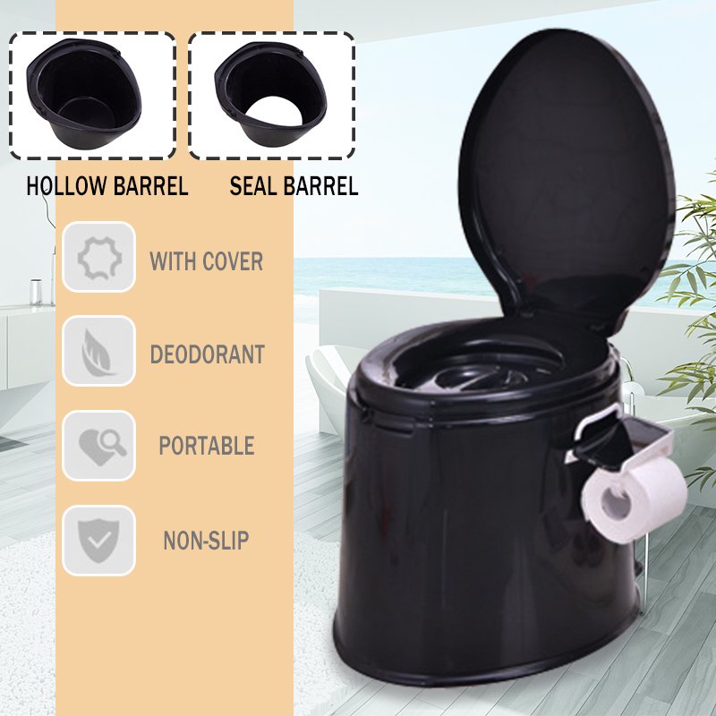 Portable Toilet Seat Elder Pregnant Woman Home Bath Indoor Potty