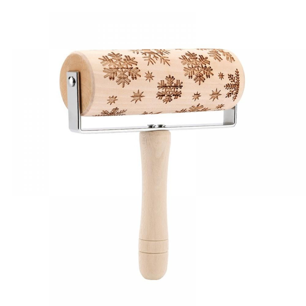 Pizza Pie Natural Wood Smooth Roller Kitchen Utensils Ideal for Baking Dough Noodles and Cookies Wooden Dough Roller Pinsheng Rolling Pin Pastries Wooden Pastry Pizza Roller Pin