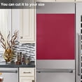 thumbnail image 4 of Haosy Dishwasher Magnet Cover Magnetic Fridge Door Cover Home Kitchen Decor Burgundy 23"x 26", 4 of 6