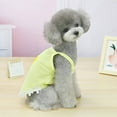 thumbnail image 3 of BESTSKY Dog Clothes for Small Dogs,High-Quality Cotton Puppy Clothes,Fashionable Comfortable Dog Shirt,Yellow,L, 3 of 6