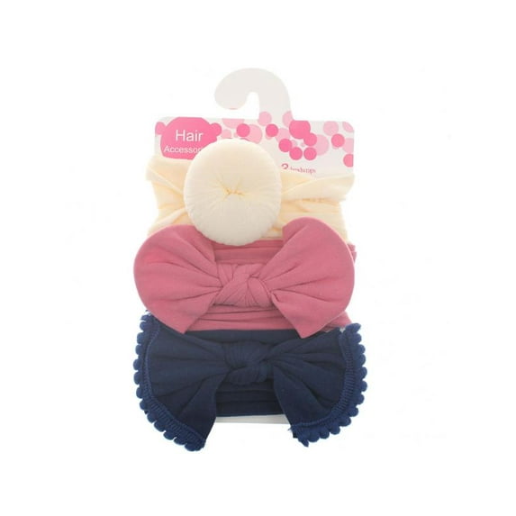 3 Pcs Bow HeadBands, Baby Girl Headbands for Elastic Hair Band Hairlace Headband for Baby girls Holiday Party Hair Band Headwear Accessories