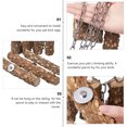 thumbnail image 4 of 1pc Parrot Perch Stand Bird Training Rack Bird Swing Toy Supply (Light Brown), 4 of 5