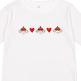 thumbnail image 4 of Inktastic Sock Monkey Heart Border Boys or Girls Long Sleeve Toddler T-Shirt, 4 of 5