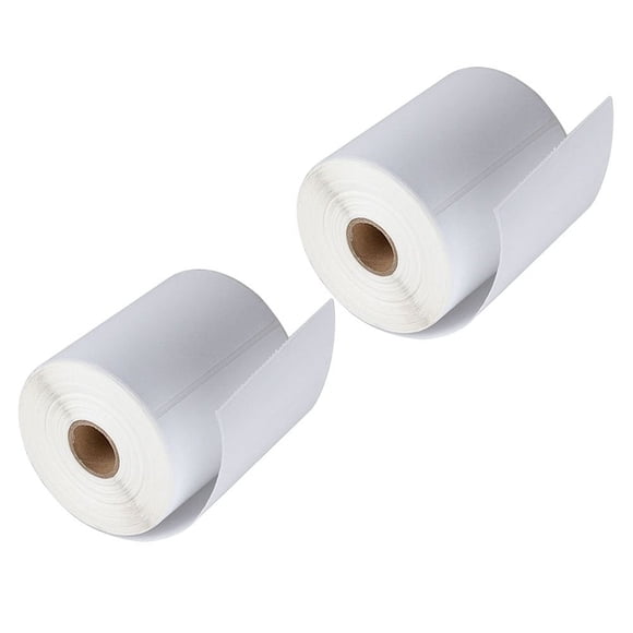 MFLABEL 4x6 Direct Thermal Labels - 2 Rolls of 250 (500 Labels Total) | 1" Core for Zebra ZP450, ZP500, ZP505, LP2844 | Permanent Adhesive, Smudge &