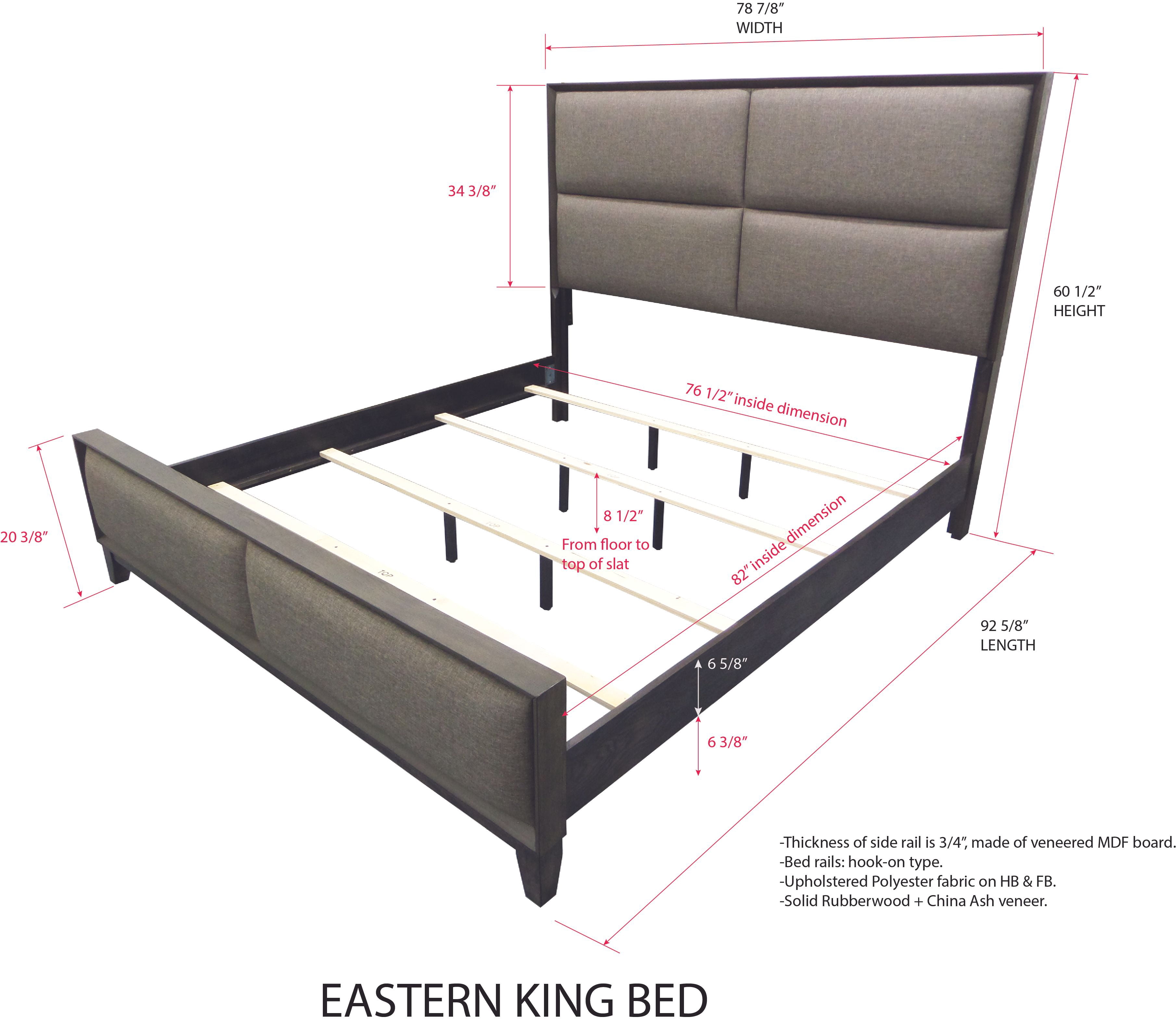 Consuelo 3 Piece Modern Upholstered Bedroom Set, King, Gray Wood -  Walmart.com