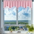 thumbnail image 6 of Viflosae Boho Curtains with Tassel Elegant Fringed Window Curtains Patterned Rod Panels Stylish Short Drapes Living Room Curtains Home Decorations for Living Room, 6 of 7