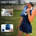 thumbnail image 6 of Dr.Water Hydrogen Water Tumbler | 3X More Hydrogen Concentration | 32oz Hydrogen Water Generator | Hydro Tumbler 3PPM Black, 6 of 8