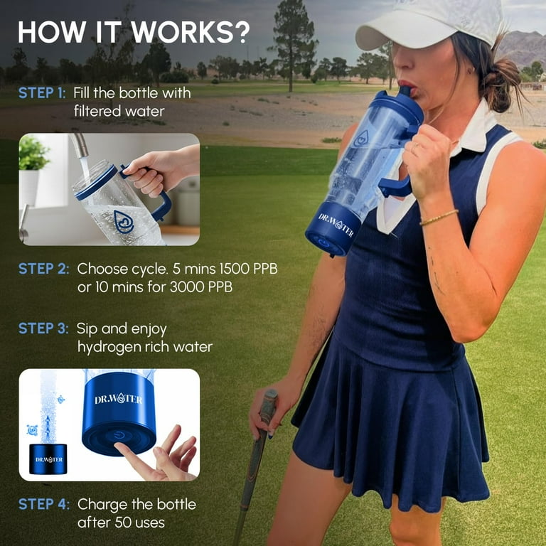 Dr.Water Hydrogen Water Tumbler | 3X More Hydrogen Concentration