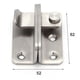 thumbnail image 2 of Pestillo abatible de acero inoxidable, cerradura de puerta corrediza multiusos a prueba de herrumbre para ventana, armario, cajón, perno deslizante derecho, 2 of 5