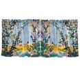 thumbnail image 7 of Yayeee Kitchen Curtains Tier Set of 2 Light Filtering 57"x24" Over Sink Window Panels, Colorful Leaves, 7 of 7