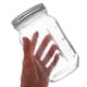 thumbnail image 3 of Insect Observation Transparent Mason Jar Wide Mouth Glass Container with Mesh Lid, 3 of 5
