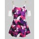 thumbnail image 2 of Cadenas de talla grande Hombro frío mariposa impresión de tee Rosegal Camisetas tallas grandes, 2 of 5