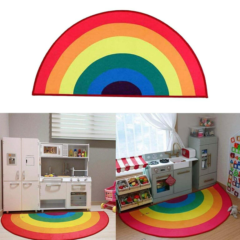 Non-Slip Rubberback Bordered 5x7 Indoor Area Rug, 5' x 6'6 Lord of the ring  Carpet Kitchen mats for floor Rainbow friends Rug Ta - AliExpress