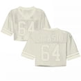 thumbnail image 2 of Women's Cropped Football Top Jersey, Ocasio #64 Fashion Jersey, Mesh Athleisure T-shirt for Streetwear & Game Day, S, 2 of 5