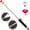 Black, variant on Jet Nozzle Power Washer for Garden Hose, Pressure Washer Attachment with 2 Spray Tips & Quick Connect for Car Wash