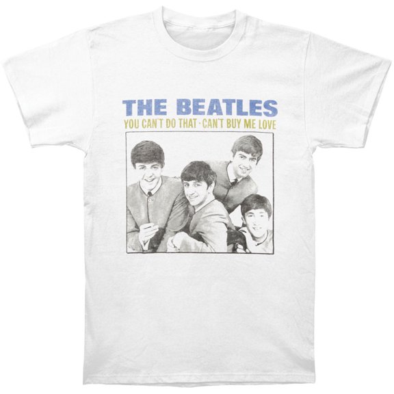 Beatles Men's Tou Can't Do That T-shirt Small White