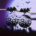 thumbnail image 3 of 1pair Halloween Bat Acrylic Transparent Dangle Earrings For Men, Holiday Gift, 3 of 5