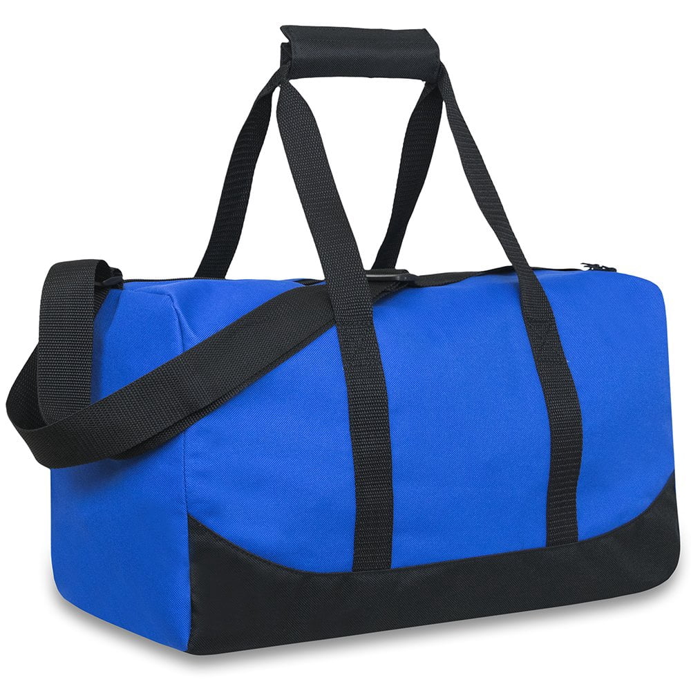 24 Pack 30 Liter Capacity Unisex Duffel Bags with Handle and Luggage Shoulder Strap for Gym, Travel and Commuting in Assorted Colors