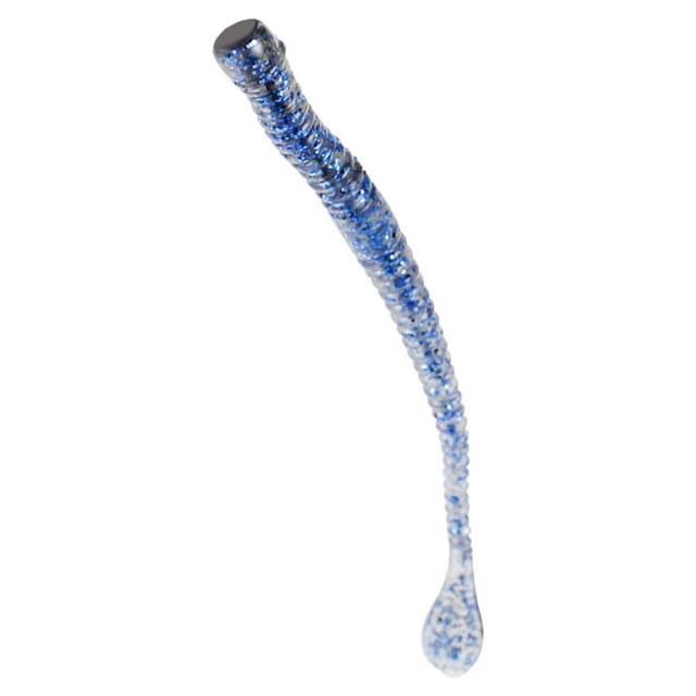 Naiovety Cebo de pesca 11CM Gusanos falsos Lombrices de tierra Señuelo Wobblers reflectantes azul Type3 NO3