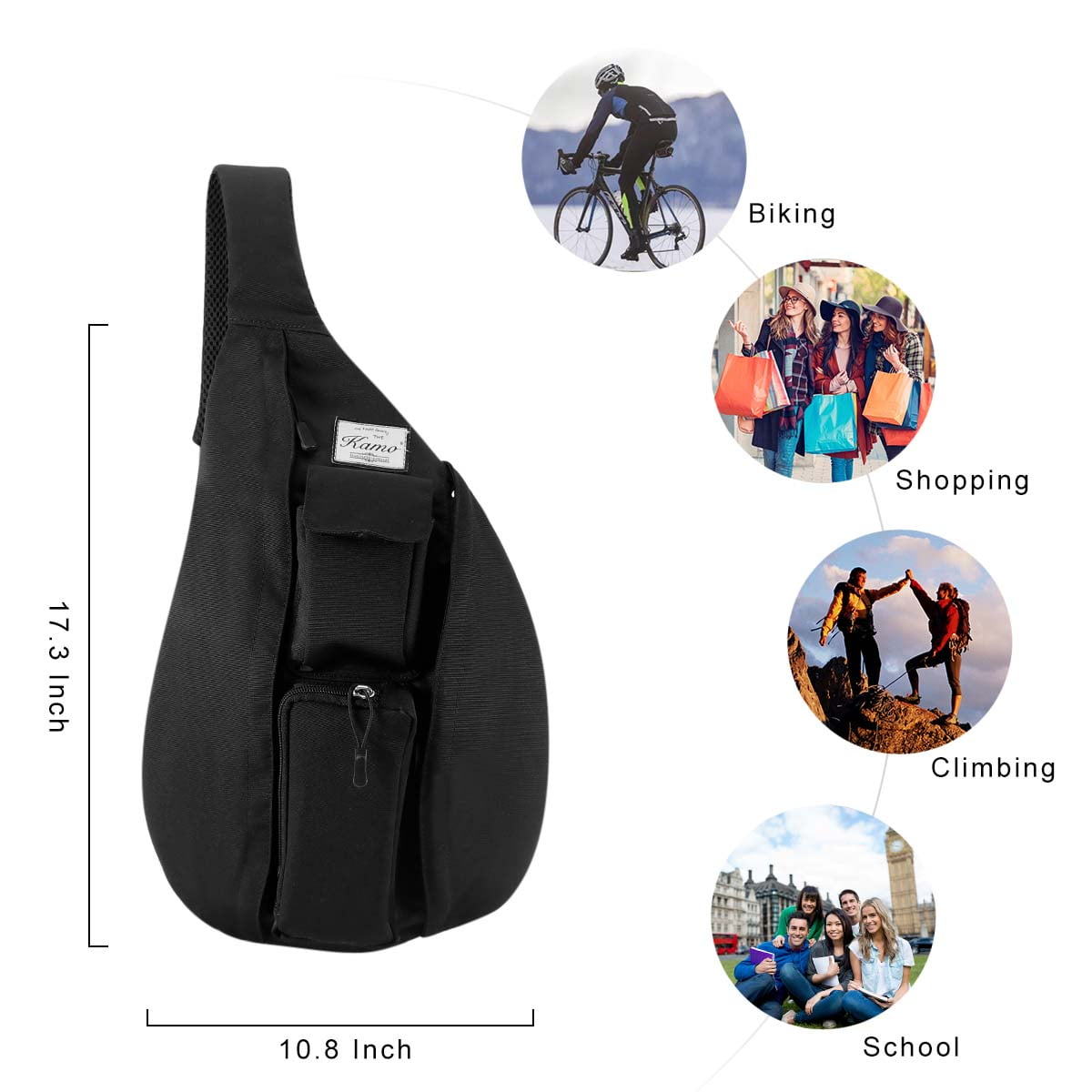 kamo sling backpack