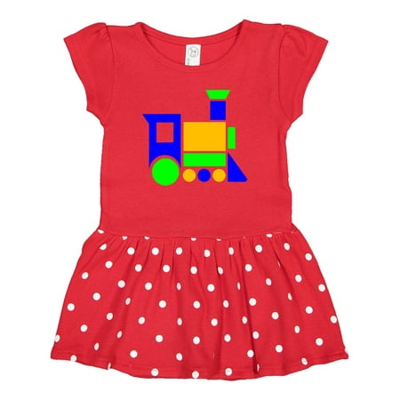 

Inktastic Cute Colorful Train Gift Baby Girl Dress