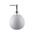 thumbnail image 1 of Dispensador de jabón de cerámica for baño, con relieve redondeado for fregadero de cocina, 370 ml/12,5 oz de líquido rellenable., 1 of 4