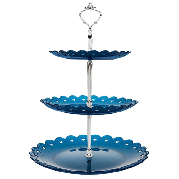 3 Tier Serving Tray Cupcake Stand Tiered Tray Stand for party Kids Birthday Tea Party Baby Shower