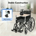 thumbnail image 3 of Wheelchair Lap Tray Table Accessories Portable Eating Food Holder Reading Desk, 3 of 11