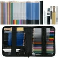 thumbnail image 1 of KINSPORY 50 pack Art Sets, Colored Sketching Pencil Drawing Kit, Art Supplies in Zipper Case for Artist Beginners Kids Adults, 1 of 7