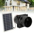 thumbnail image 1 of Solar Power Fan 10W 12V Solar Power Exhaust Fan for Pipe Ventilation Pet House, 1 of 11