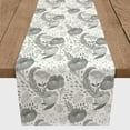 thumbnail image 2 of Creative Products Simple Floral Gray 4 16 x 72 Poly Twill Table Runner, 2 of 3