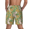 thumbnail image 4 of Goofa Snake And Floral Printed Men's Swim Trunks Board Shorts Quick Dry Mens Swimming Trunks with Compression Liner,Breathable Fit Hawaii Beach Shorts-Medium, 4 of 9