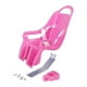 thumbnail image 2 of Asiento de bicicleta para muñecas, peluches y juguetes. Decora tú mismo con estas pegatinas. Rosa, 2 of 9