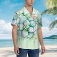 thumbnail image 5 of Goofa Succulent Hawaiian Shirt for Men, Unisex Summer Beach Casual Short Sleeve Button Down Shirts,Aloha Tropical Floral print shirt-Medium, 5 of 9