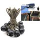 thumbnail image 2 of 10pcs Elastic Ball Bungee Cord Stretchable Rope For Tent Camping Tarpaulin, 2 of 5