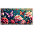 thumbnail image 5 of LUUFILx Floral Wall Backdrop Banner with Pink Peonies Rose Decorations for Wedding Ceremony Background Party Supplies Event Decor Home Decor, 5 of 8