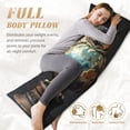 thumbnail image 7 of Vsdgher Owl Globe Sculpture Body Pillow Cover, Pillowcases with Hidden Zipper Breathable Long Pillow Case (Pillows are not included,20x54 inch), 7 of 7