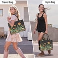 thumbnail image 6 of Large Capacity Tote Bag,Red Mushroom Star Black Pattern Handbag Fashion Luxury Tote Bag,15.7"x13"x 5.1" Inches,Laptop Compatible, 6 of 6