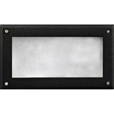 

Dabmar Lighting DSL1013-B Recessed Open Face Brick Step & Wall Light Black - 5 x 8.90 x 3.15 in.