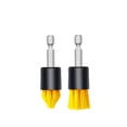 thumbnail image 2 of Car Tire Brush Wheel Hub Cleaning Tool Steel Ring Scrubber for Auto Detailing, Yellow, 2 of 7