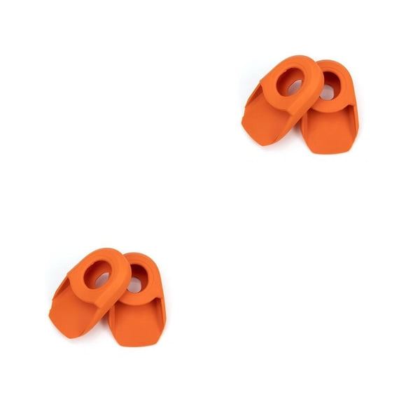 Eigraketly VIARON Pack de 2 protectores de brazo de manivela de bicicleta, gorra de silicona para ciclismo, cubierta elástica, botas de Type3 NO3