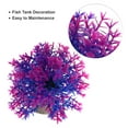 thumbnail image 4 of Unique Bargains 1 Pc Fish Tank Plants Decorations Artificial Aquarium Grass Ball Purple Blue 3.74x3.74 Inch, 4 of 7